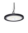 100W LED High Bay, 120lm/W - 90 grader, IP65, 5000K, sort, inkl. kjettingoppheng