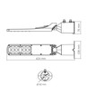 30W LED gatelykt - Ø60mm, IP65, 5000K