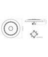 120W LED gatebelysning / parklampe - 140lm/W, IP65, Justerbar watt og CCT