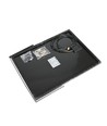 30W Solara LED lyskaster med solcelle - 3740lm, IP65, 5000K, 96Wh batteri, aluminium, utendørs