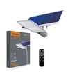 LED Solcelle gatelykt - 2500 lumens, inkl. fjernkontroll, solcelle, IP65