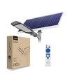 LED solcelle gatelampe - 4300 lumens, inkl. fjernkontroll