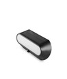 500lm Solcelle LED vegglampe med sensor - IP54, 5000K, sort, bevegelsessensor, utendørs