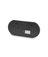 500lm Solcelle LED vegglampe med sensor - IP54, 5000K, sort, bevegelsessensor, utendørs