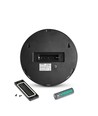 LEDlife 500lm solcelle vegglampe med sensor - IP54, 5000K, sort, 220x220mm, bevegelsessensor