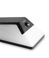 500lm Solara LED vegglampe med sensor - IP54, 5000K, sort, solcelle, utendørs