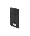 500lm Solara LED vegglampe med sensor - IP54, 5000K, sort, solcelle, utendørs