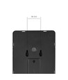 500lm Solara LED vegglampe med sensor - IP54, 5000K, sort, solcelle, utendørs