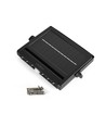 Solcelle LED vegglampe med sensor, 600lm - 5000K, IP54, sort, bevegelsessensor