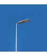 LED solcelle gatelampe - 2300 lumens, bevegelsessensor, IP65