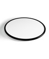 44W LED taklampe med backlight - Ø50cm, IP54, sort, 3-CCT, 109lm/W, inkl. lyskilde