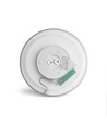 22W Ø29,3cm LED taklampe med baklys - 2400lm, IP54, CCT skiftbar, hvit kant, inkl. lyskilde