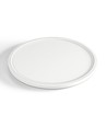 22W Ø29,3cm LED taklampe med baklys - 2400lm, IP54, CCT skiftbar, hvit kant, inkl. lyskilde