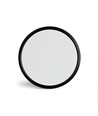 22W LED tak/vegglampe med baklys - IP54, Sort, CCT justerbar, Ø29,3cm, 2400lm