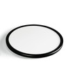 22W LED tak/vegglampe med baklys - IP54, Sort, CCT justerbar, Ø29,3cm, 2400lm