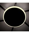 3x GX53 takspot med backlight, sort - 20x8,5cm, IP20, inkl. 9W backlight, uten lyskilde