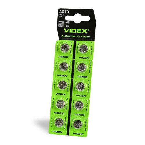 Alkalisk batteri - AG10/LR1130, 10 stk