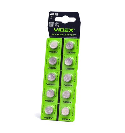 10 stk. AG12/LR43 - Alkalisk batteri