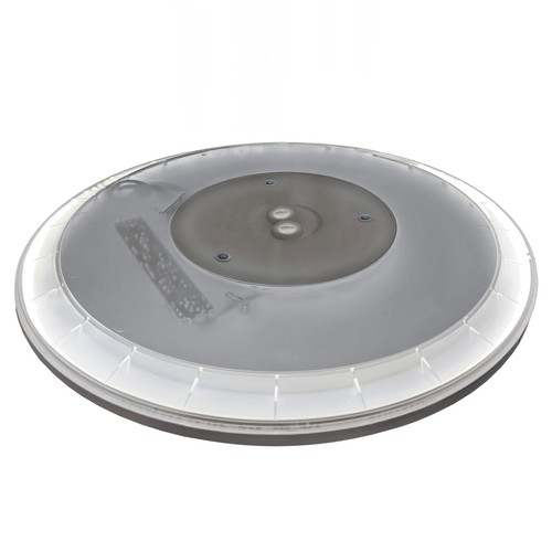 Nymphea Flat Duo 24W - CCT, 230V, 120°, IP54, Ø292x26mm, Hvit, Rund.