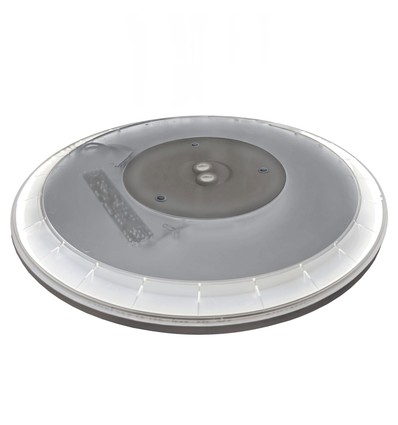 Nymphea Flat Duo 24W - CCT, 230V, 120°, IP54, Ø292x26mm, Hvit, Rund.