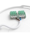 24W Nymphea Flat Duo LED taklampe - CCT, 130lm/W, IP54, Ø29,2cm, hvit kant
