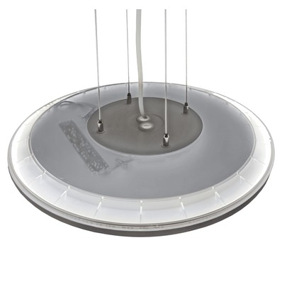 Nymphea Flat Duo 48W - CCT, 230V, 120°, IP54, Ø500x26mm, hvit, rund.