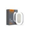 Oval LED vegglampe - 11W, IP65, IK07, 5000K, hvit