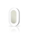 Oval LED vegglampe - 11W, IP65, IK07, 5000K, hvit