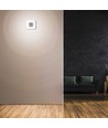 15W Vika LED bulkhead - IP65, 5000K, 190x190mm, hvit, vegg/taklampe