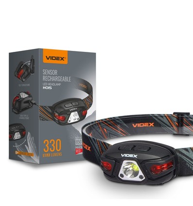 LED hodelykt oppladbar - 5000K, 330lm, IP67