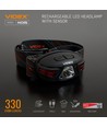 LED hodelykt oppladbar - 5000K, 330lm, IP67