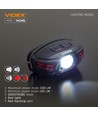 LED hodelykt oppladbar - 5000K, 330lm, IP67