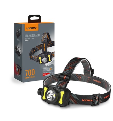LED hodelykt - 5000K, 700 lumen, oppladbar, IP55