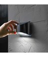 2 stk. Solcelle vegglampe LED - Sølv, Flott veggeffekt, utendørs