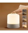Oppladbar LED bordlampe Innendørs/utendørs - Hvit, berøringsdimbar, 3i1, IP54 utendørs