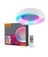 72W LED dimbar taklampe med RGB+CCT - 4700lm, inkl. fjernkontroll, minnefunksjon, Ø45cm