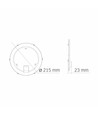24W LED modul til taklampe - 2900lm, Ø21,5cm, 4000K, flicker free