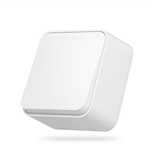 1-kanals påveggsbryter - 68x68mm, IP20, hvit