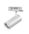 30W 3-faset RA92 Zoom justerbar skinnespot - 100lm/W, justerbar spredning, justerbar CCT, hvit, justerbar lysstyrke