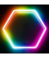 Hexagon RGBIC 1 felt komplett sett - 20W. inkludert bluetooth-kontroller og strømforsyning