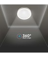 Dimbar 30W/60W Designer taklampe - Ø51cm, justerbar fargetemperatur, hvit, inkl. fjernkontroll