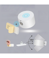 Oppladbar vegglampe CCT - 4,5W, Hvit, rund, 360° roterbar, IP20, inkl. lyskilde