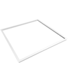 Innfellingsramme for 60x60 LED-panel - Leveres samlet, passer til Troldtekt uten tilpasning, hvit kant