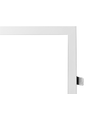 Innfellingsramme for 60x60 LED-panel - Leveres samlet, passer til Troldtekt uten tilpasning, hvit kant