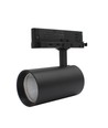 28W 3-faset RA90 CCT justerbar skinnespot - 110lm/W, sort, justerbar CCT + lysstyrke, flimmerfri