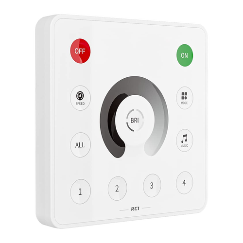 Veggmontert fjernkontroll for SPI løpelys kontroller - 2,4ghz