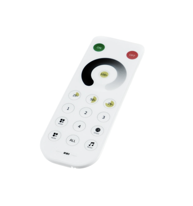 Fjernkontroll for SPI løpelys kontroller - 2,4ghz, 4 soner