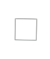 60x60 LED-panel, 40W - 120lm/W, IP65, hvit kant