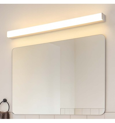 120cm SKÄR Bad / Speillampe, RA90 - Hvit, Dimbar, 20W, IP44