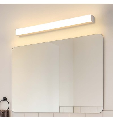 19W dimbar RA90 SKÄR bad- / speillampe - IP44, 80cm, hvit